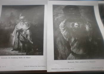 REMBRANDT fotki kartki 9 sztuk