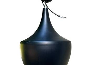 Lampa wisząca czarna MD 5843-1 Black Red White E27 60 W