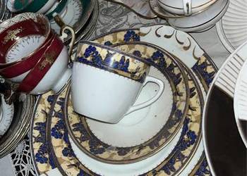 Filiżanka duża + talerzyk + patera. TRIOOD. TRADE MARK. Wiatraki Filiżanka duża + talerzyk + patera. TRIOOD. TRADE MARK. Wiatraki