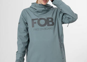 4F SOFTSHELL damski snowboardowy D001F denim