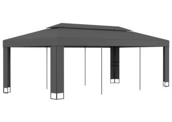 Altana z podwójnym dachem 3x6 m antracytowa WM-47953