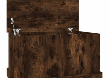 Skrzynia przydymiony dąb 70x40x38 cm materiał drewnopochodny WM-816509