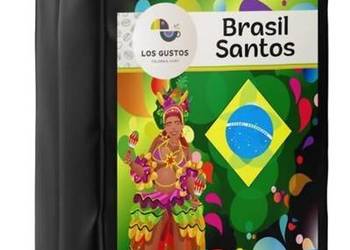Kawa ziarnista świeżo palona  Brasil Santos 250g x 3