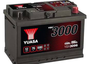 Akumulator Yuasa Standard 12V 76Ah 680A Prawy Plus