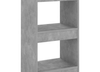 Regał na książki/przegroda szarość betonu 40x30x72 cm WM-811605