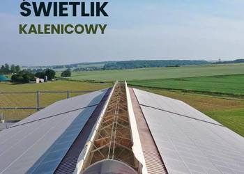 Świetlik kalenicowy do obory Agrotel – wentylacja i światło
