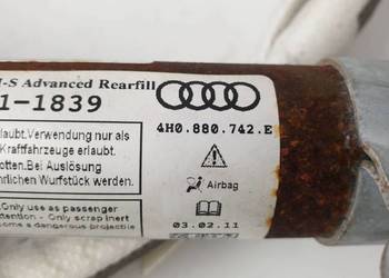 KURTYNA PRAWA 4H0880742E AUDI A8 D4 PRZED LIFT