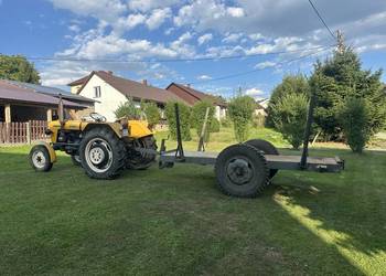 Przyczepa leśna do drewna metrówki dłużycy (Ursus C-330, C-360, T-25) - jed