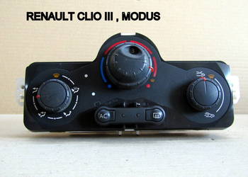 PANEL STEROWANIA NAWIEWAMI RENAULT CLIO III,MODUS