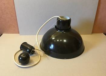 Stara lampa metalowa kultowa PRL średnica 35