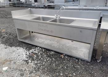 Zlew 2 komorowy 240x80x85 kom 60x60x30 (44)
