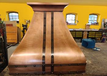Okap kuchenny miedziany , okap miedziany copper hood