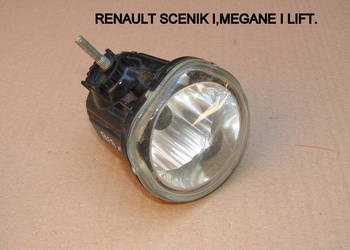 HALOGEN PRZECIWMGIELNY RENAULT SCENIC I,MEGANE I LIFT. 7700420126,6773680