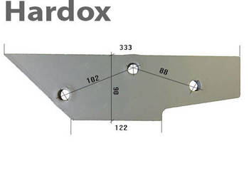 Płoza długa HARDOX 24061916/P części do pługa STEENO
