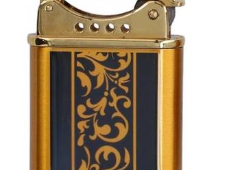 Zapalniczka Krzesiwowa w Opakowaniu na Prezent Czarno-Złoty Ornament