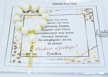 Podziękowania dla Gości I KOMUNIA ŚW. CHRZEST Św. - dziesiątka różańca