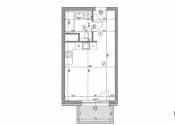 Mieszkanie do sprzedania Poznań Lechicka 30.83m2 1 pok