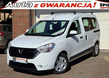 Dacia Dokker TYLKO 64 tys km 1.6SCE 102KM, Laureate, Salon PL Serwis ASO, …