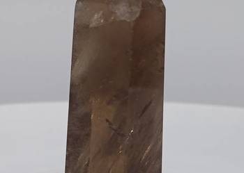 Naturalny piękny kolekcjonerski kwarc dymny stożek 55mm #74