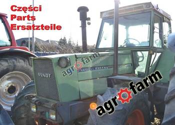 Fendt 612 silnik, części skrzynia biegów, zwolnica