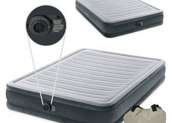 Materac dmuchany łóżko 203x152 cm z pompką dwuosobowy INTEX 67770ND