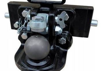 Manualny zaczep kulowy K80 140x80mm GS z płytą