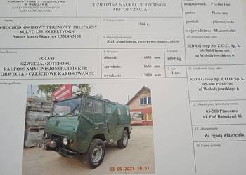 Sprzedam zabytkowe VOLVO Laplander L3314N FELTVOGN z 1966 ro Sprzedam zabytkowe VOLVO Laplander L3314N FELTVOGN z 1966 ro