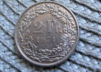 Szwajcaria 2 Franki 1974r