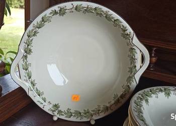 Salaterka z uchwytami. Morbar. 1929r. Liście. K&A Krautheim. Selb Bavaria