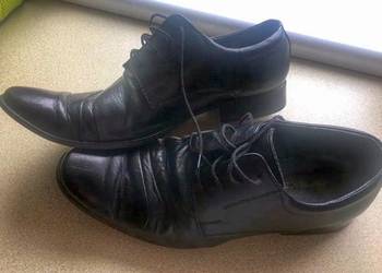 Pantofle półbuty skórzane Moskała r37 wkł.25cm