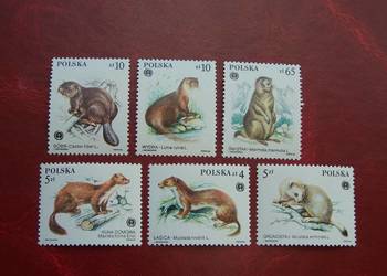 Polska 1984 MNH Mi. 2946/51 Fauna Zwierzęta  a