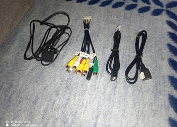 Wiązka kabli RCA/AV do radia, zestaw głośnomówiący Nowy ! komplet