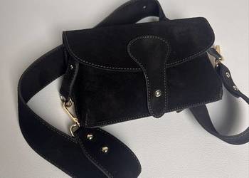 Torebka czekoladowa brązowa The Genuine Leather Borse In Pelle