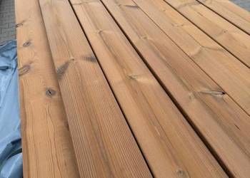 Deska tarasowa thermo sosna termo gładka KL. BC 26x140mm