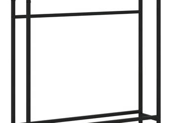 Stolik konsolowy przydymiony dąb 75x195x75 cm WM-834137