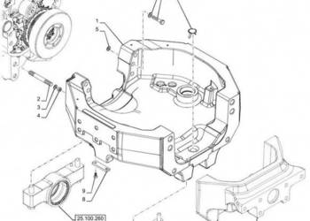 New Holland T6070 Wspornik 84186969