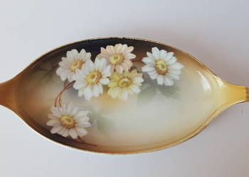 Mała, stara porcelanowa patera / paterka, Tillowitz / Tułowice, porcelana