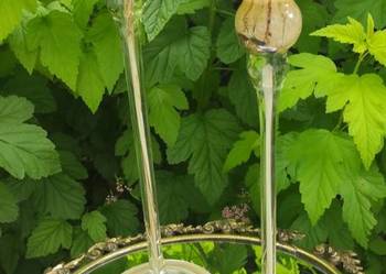 Świecznik z Huty Szkła Józefina Krosno. Świecznik z Huty Szkła Józefina Krosno.