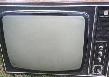 Stary Telewizor Rekord PRL / Radziecki Vintage – Rekwizyt / Loft / Retro
