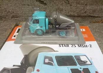 STAR 25 MSH Betoniarka deagostini 1:43 model Kultowe ciężarówki auta PRL