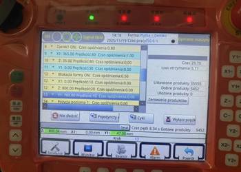 Robot 3 osiowy do wtryskarki do 260 ton