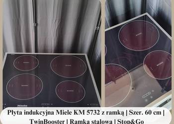 Płyta indukcyjna Miele KM 5732 z ramką | Szer. 60 cm | TwinBooster | Ramka