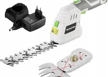 Nożyce Trymer akumulatorowy Do trawy żywopłotu krzewów WORKPRO 1500mAh