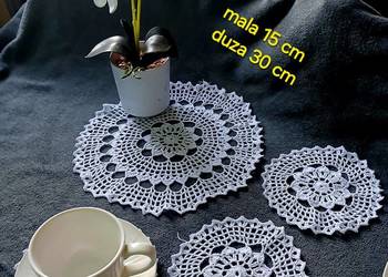 Szydelkowa serwetka ( komplet )