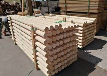 Drągi przeszkody dla koni fi 9.5cm x 300cm palisada bezrdzeniowe