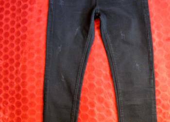 Spodnie - damskie - jeans czarne - 34 / 36 - biodra 86-96 cm