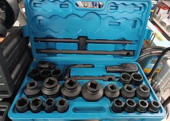 Zestaw kluczy udarowych  3/4'' 1” 17-65 mm 26el X1308 Jobi