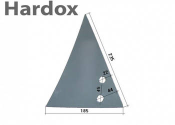 Pierś HARDOX 50553/L części do pługa FROST