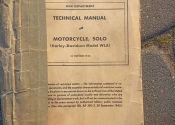 Harley WLA 42 Instrukcja obsługi