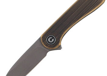 Nóż składany CIVIVI Mini Elementum Black Brass, Gray Hand Rubbed (C18062Q-…